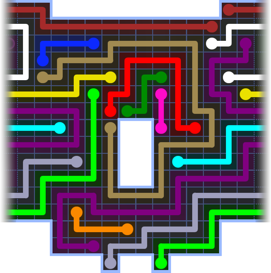 Flow Free Warps 3750 Solution