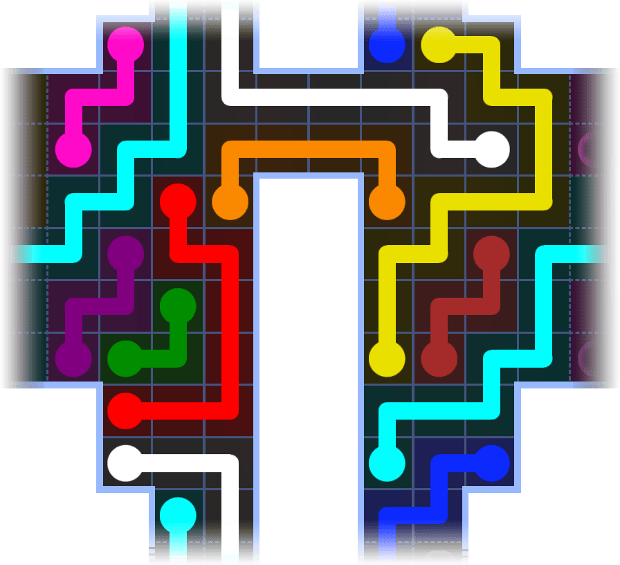 Flow Free Warps 3638 Solution