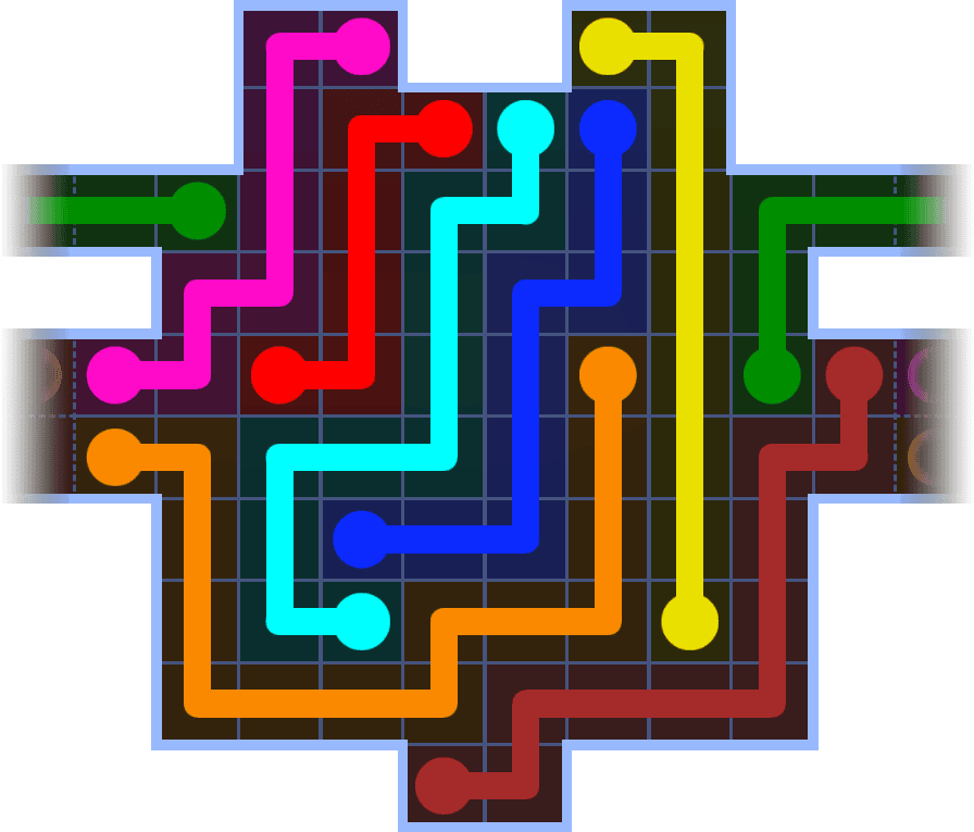 Flow Free Warps 3639 Solution