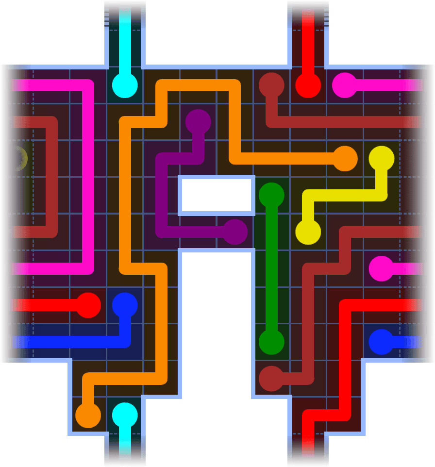 Flow Free Warps 3649 Solution