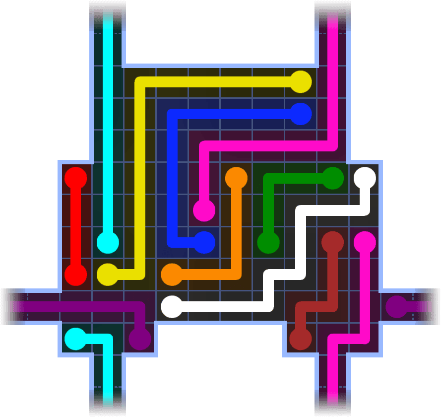 Flow Free Warps 3651 Solution