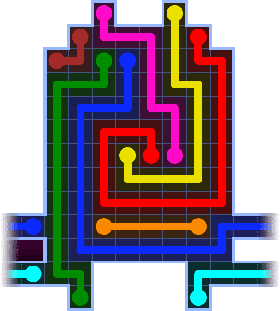Flow Free Warps 3655 Solution