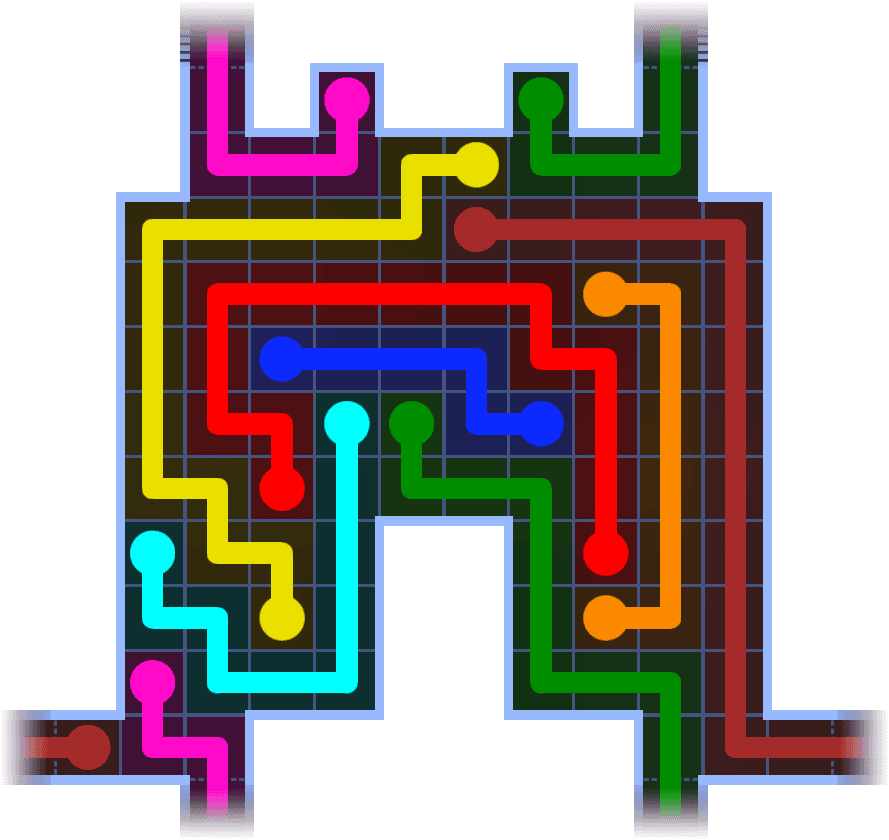 Flow Free Warps 3656 Solution
