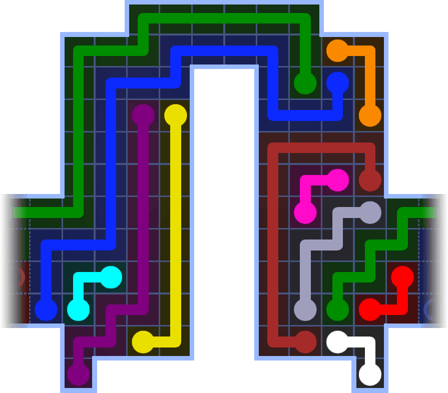 Flow Free Warps 3662 Solution
