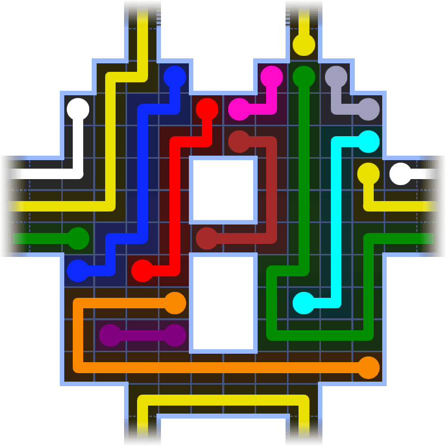 Flow Free Warps 3664 Solution