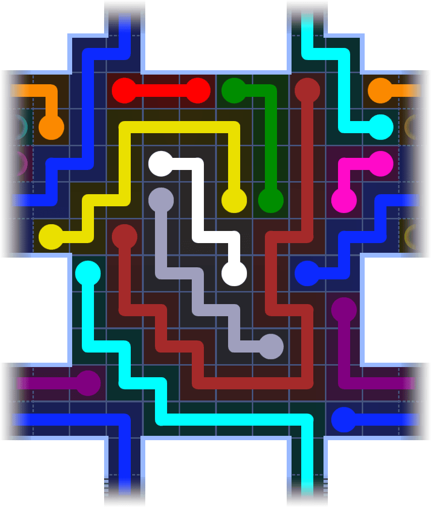 Flow Free Warps 3665 Solution