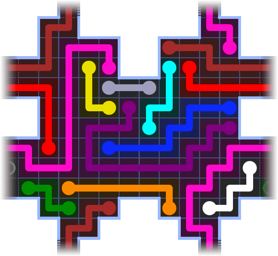 Flow Free Warps 3666 Solution