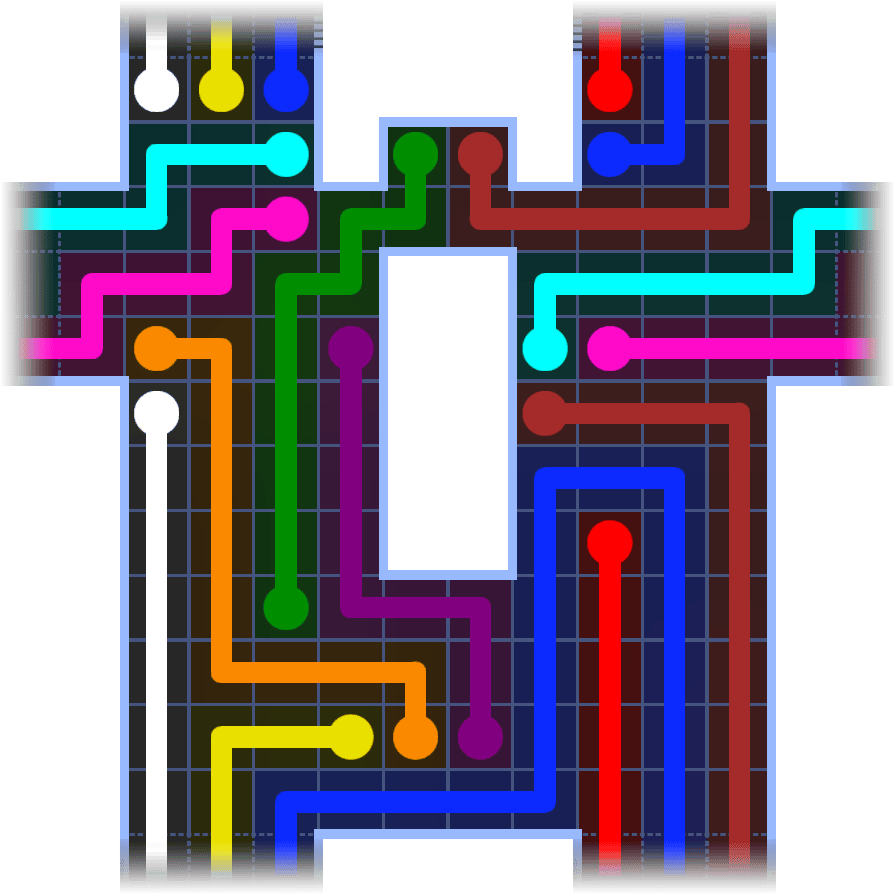 Flow Free Warps 3674 Solution