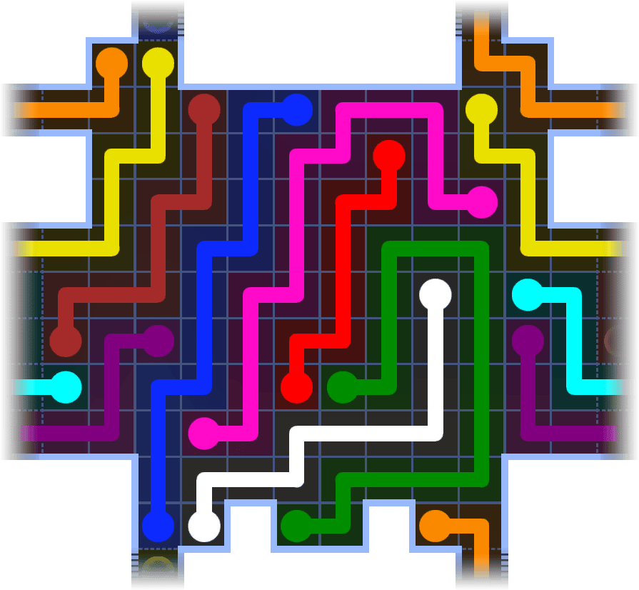 Flow Free Warps 3675 Solution