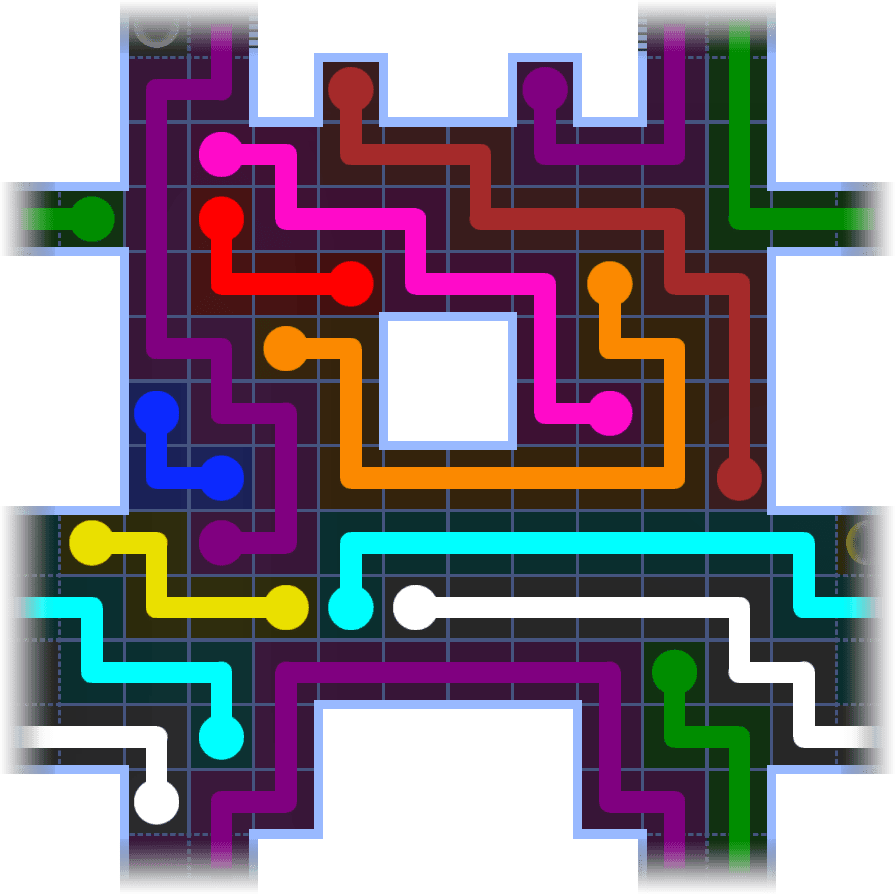 Flow Free Warps 3678 Solution