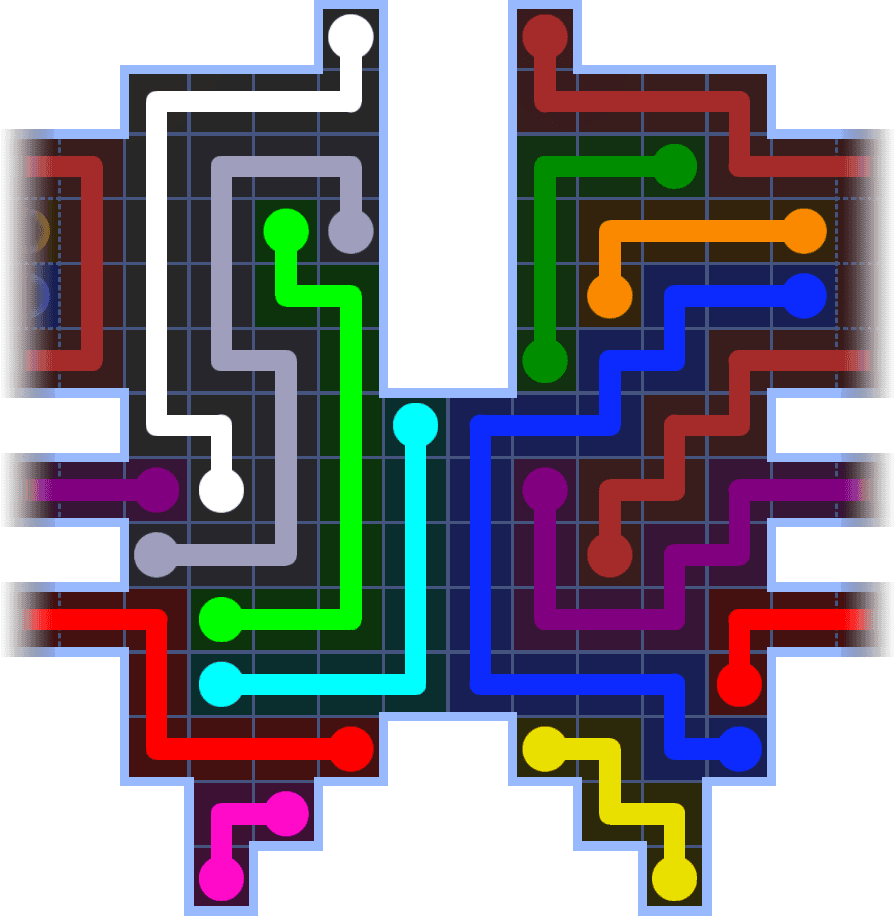 Flow Free Warps 3682 Solution