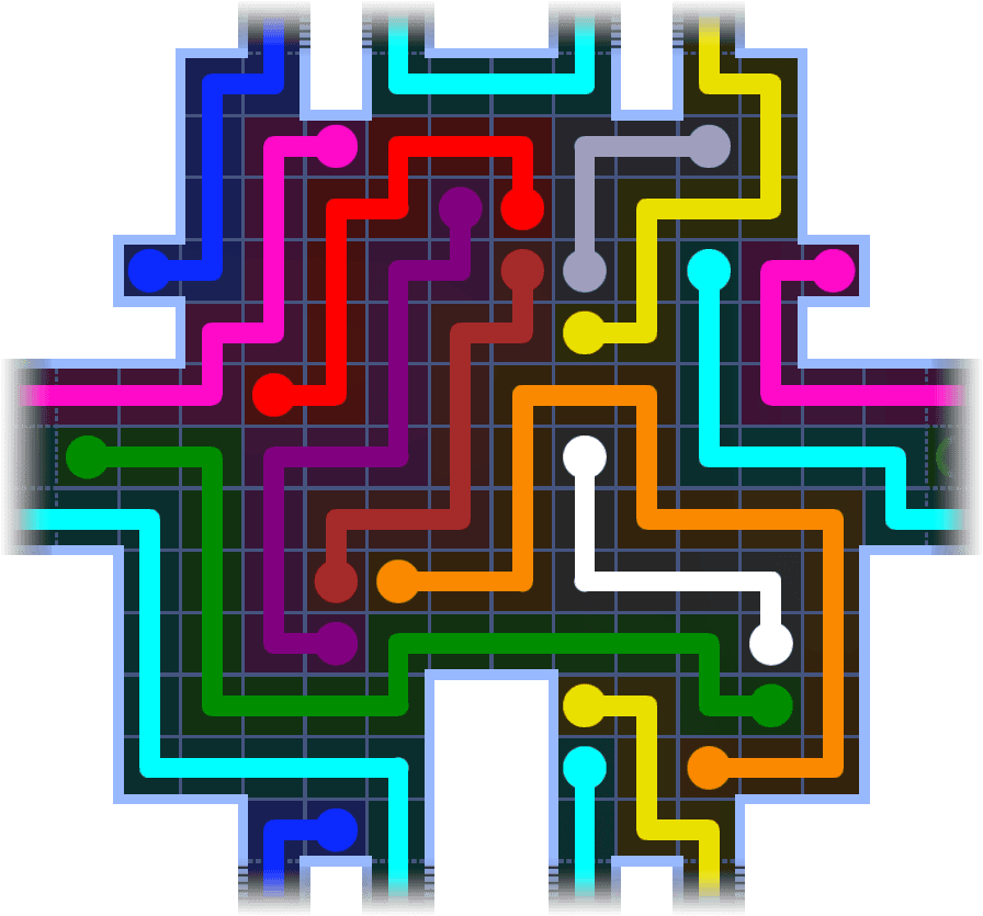 Flow Free Warps 3706 Solution