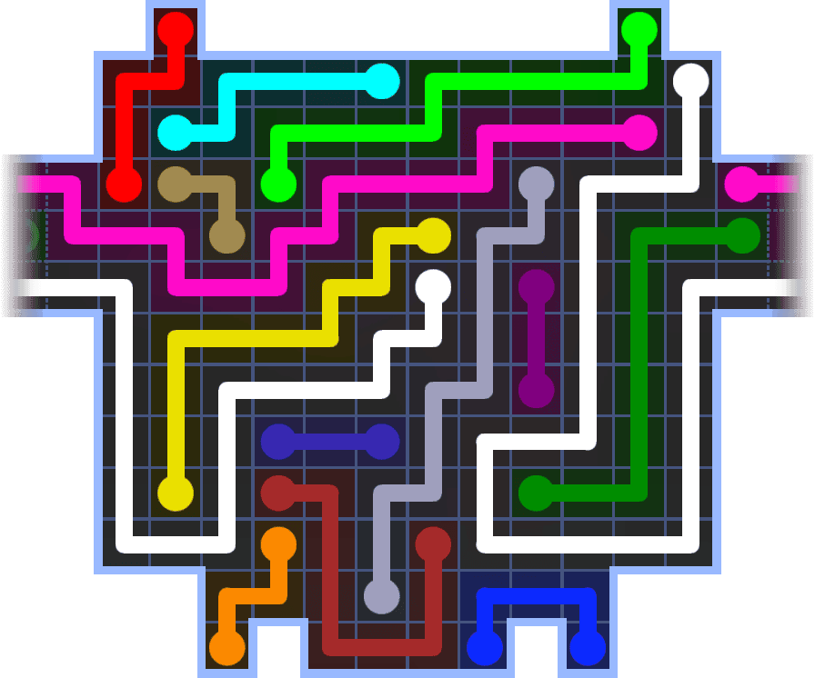 Flow Free Warps 3707 Solution
