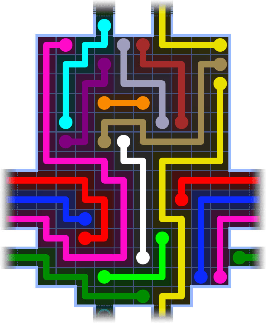 Flow Free Warps 3711 Solution