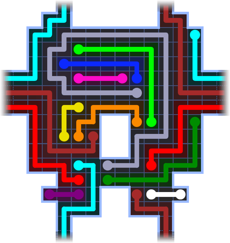 Flow Free Warps 3712 Solution