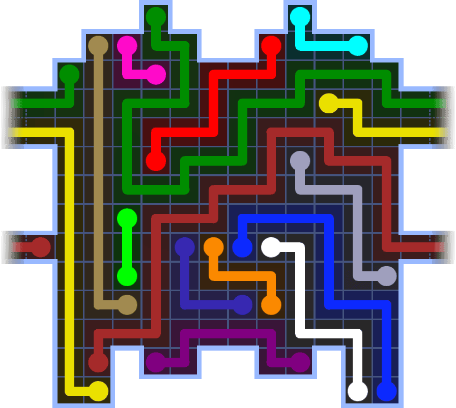 Flow Free Warps 3713 Solution