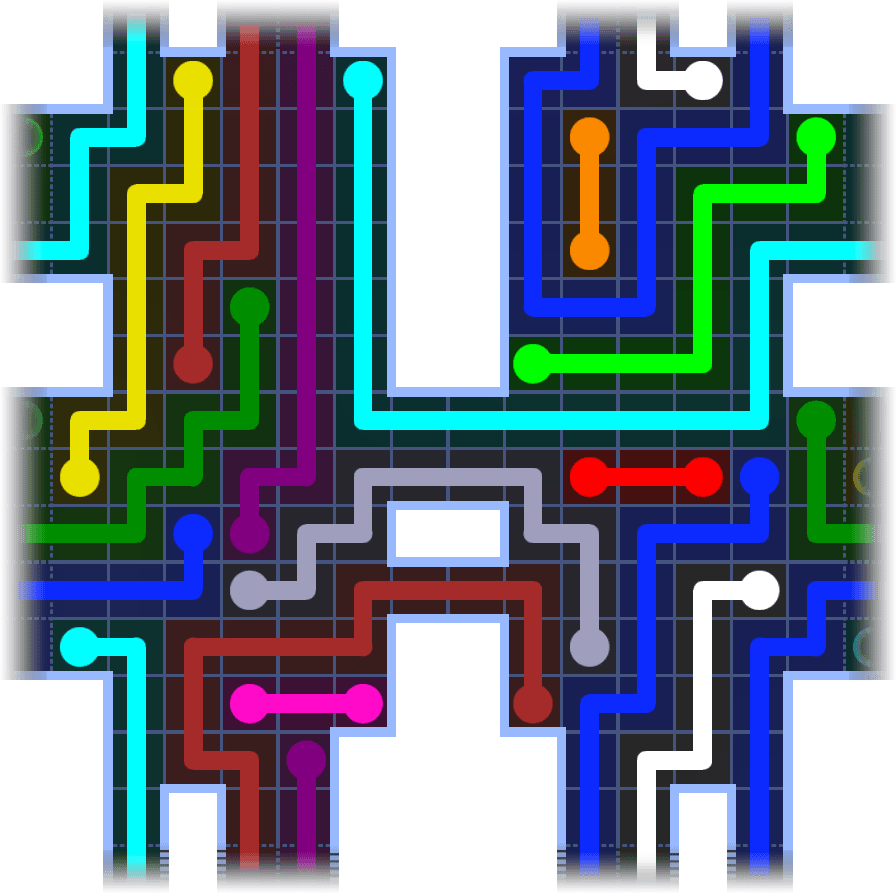 Flow Free Warps 3720 Solution