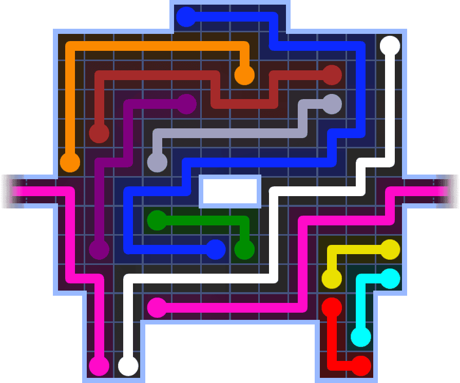 Flow Free Warps 3695 Solution