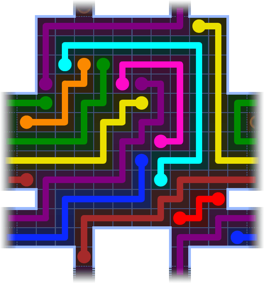 Flow Free Warps 3697 Solution