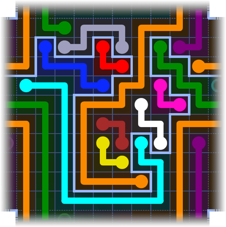 Flow Free Warps 3998 Solution