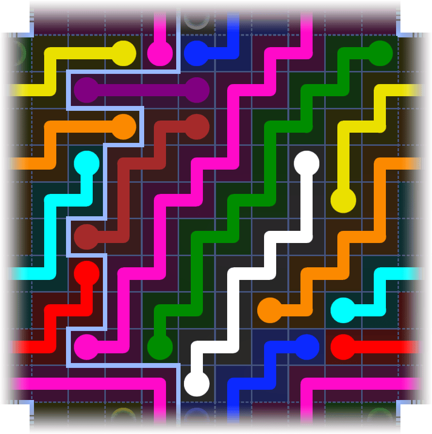 Flow Free Warps 3999 Solution