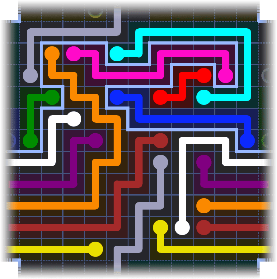 Flow Free Warps 4027 Solution