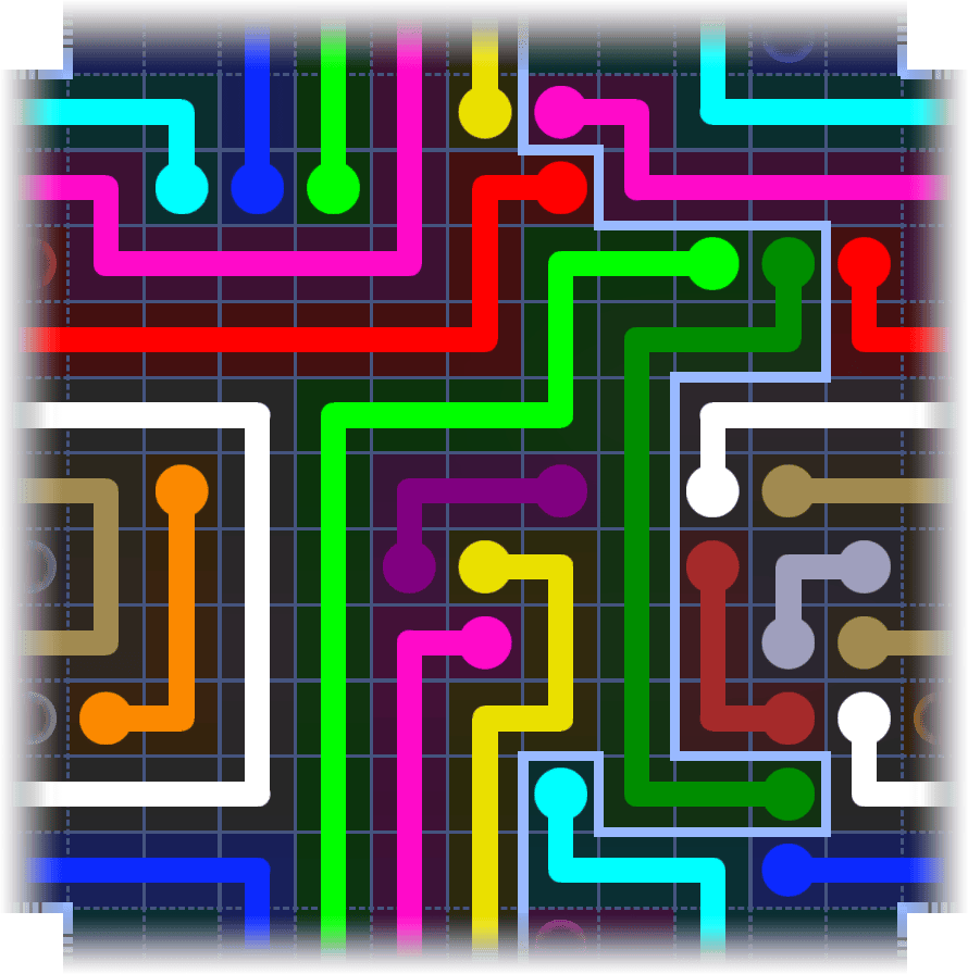 Flow Free Warps 4035 Solution