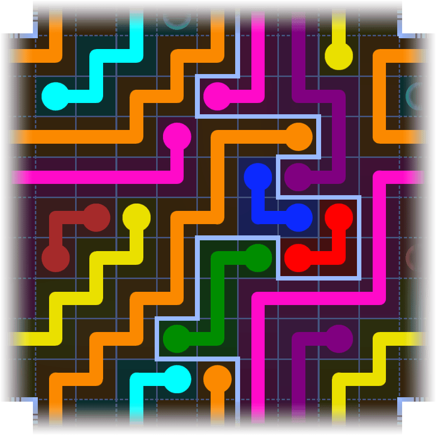 Flow Free Warps 3968 Solution