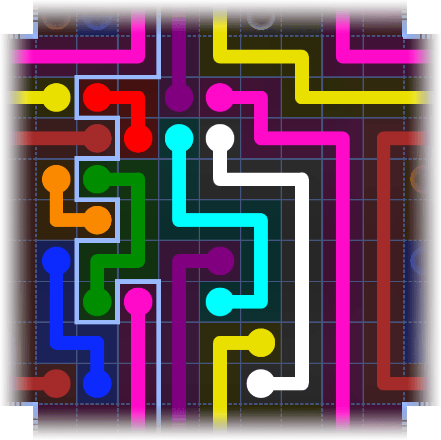 Flow Free Warps 3969 Solution