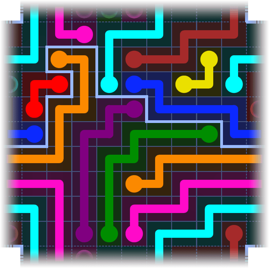 Flow Free Warps 3979 Solution