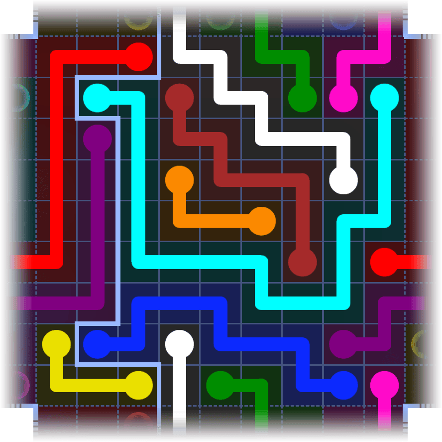 Flow Free Warps 3987 Solution