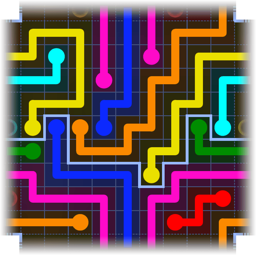 Flow Free Warps 3988 Solution