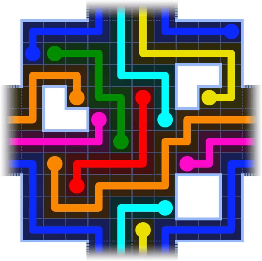 Flow Free Warps 3851 Solution