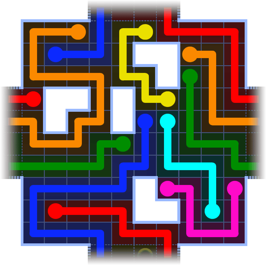 Flow Free Warps 3854 Solution