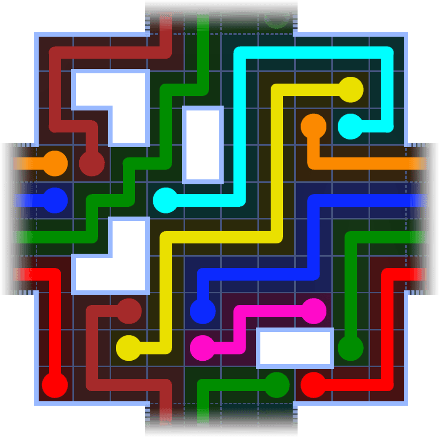 Flow Free Warps 3855 Solution