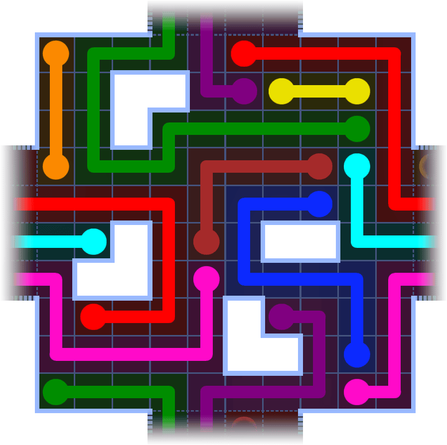 Flow Free Warps 3857 Solution