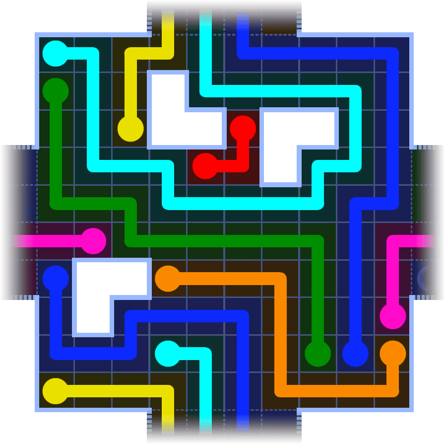 Flow Free Warps 3858 Solution