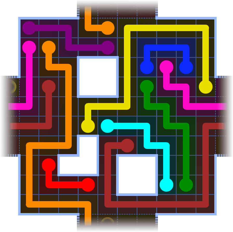 Flow Free Warps 3841 Solution