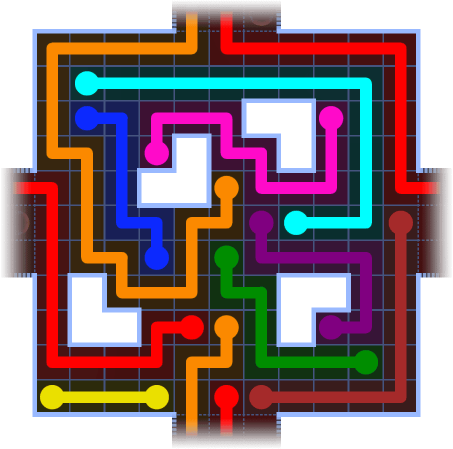 Flow Free Warps 3878 Solution