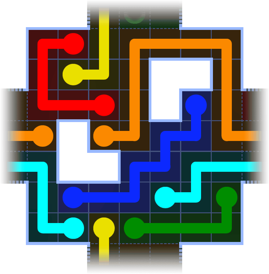 Flow Free Warps 3780 Solution