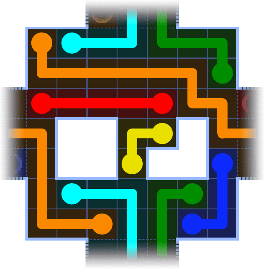 Flow Free Warps 3755 Solution