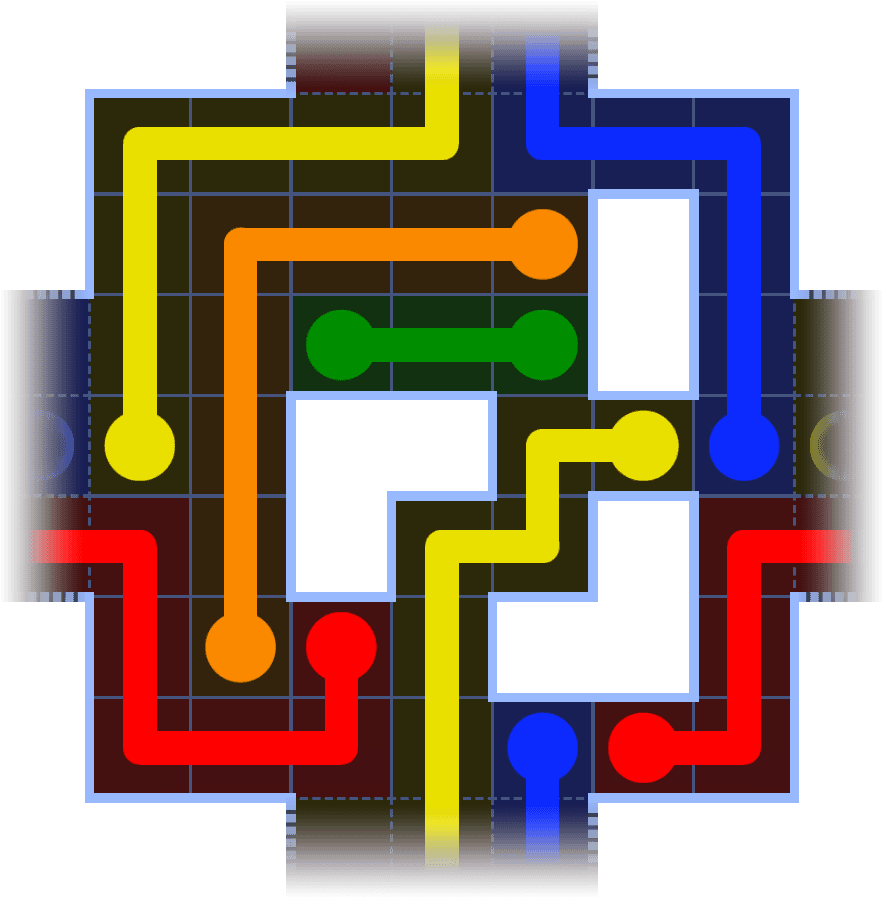 Flow Free Warps 3758 Solution