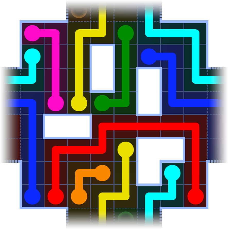 Flow Free Warps 3786 Solution