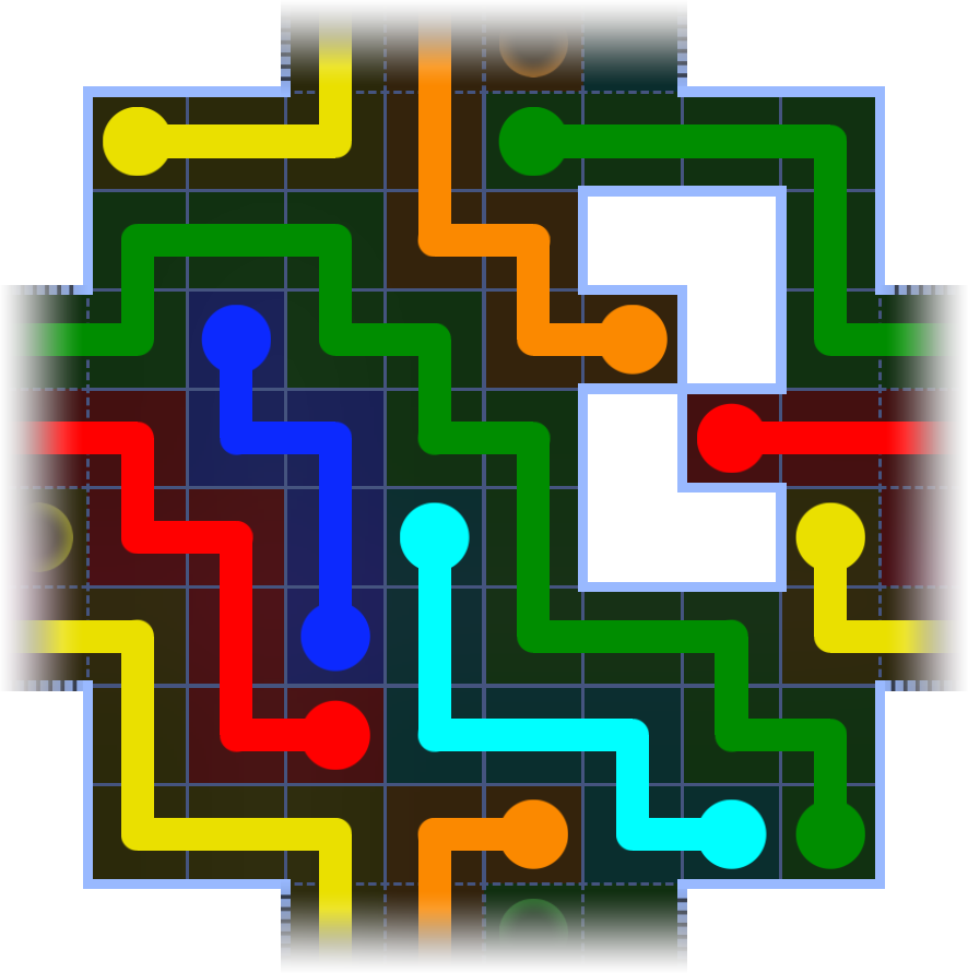 Flow Free Warps 3787 Solution