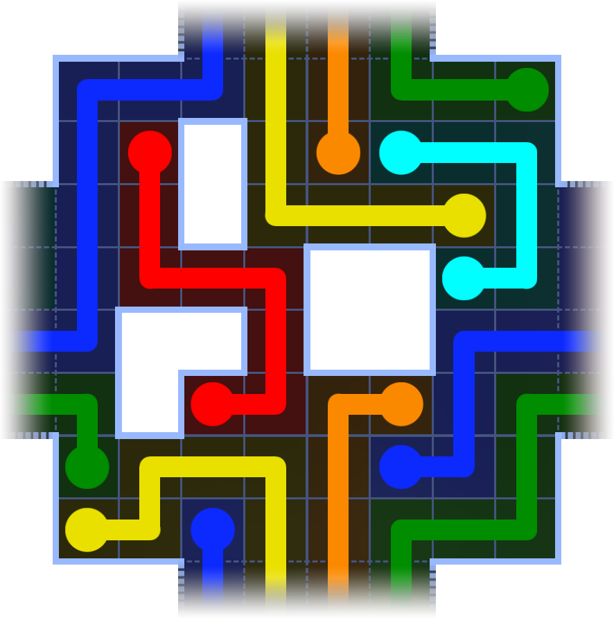 Flow Free Warps 3795 Solution