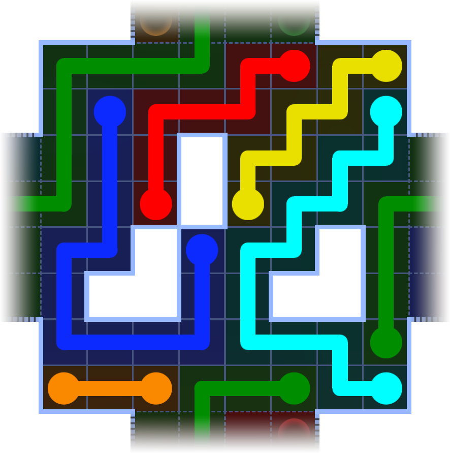 Flow Free Warps 3809 Solution