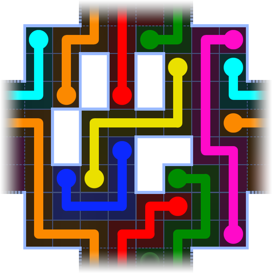 Flow Free Warps 3810 Solution