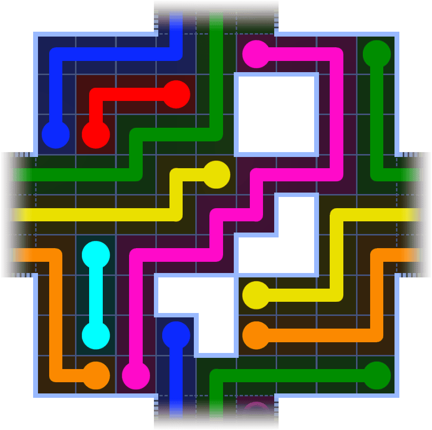 Flow Free Warps 3824 Solution