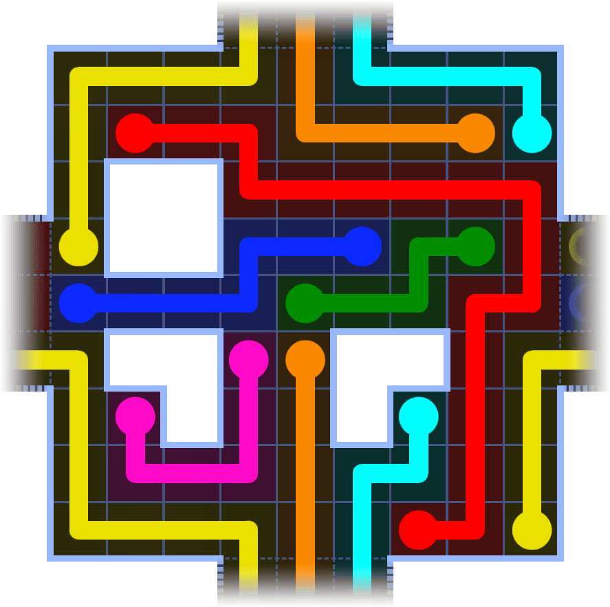 Flow Free Warps 3828 Solution