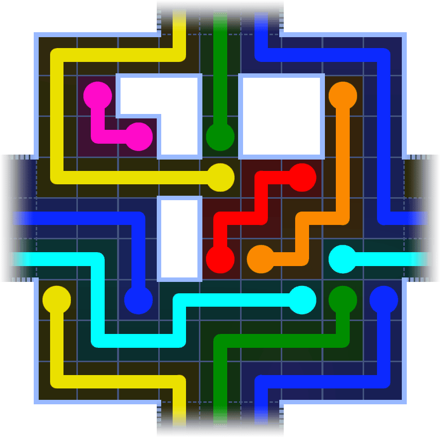 Flow Free Warps 3840 Solution